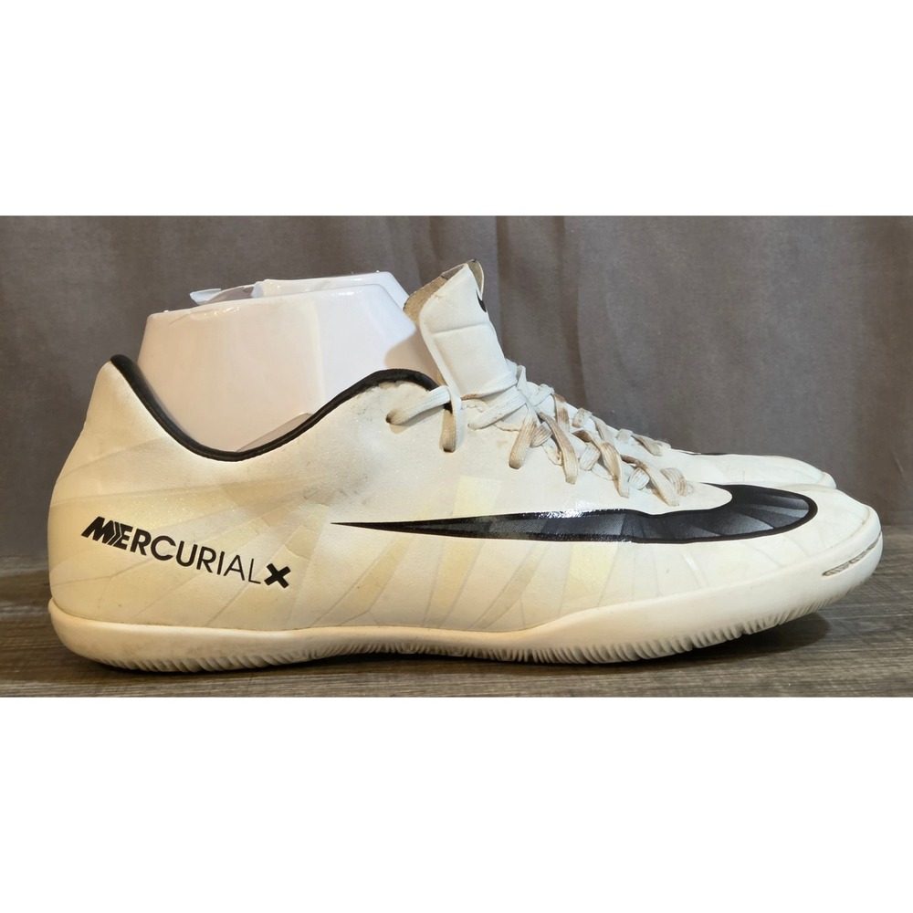 Nike Mercurial CR7 Indoor Soccer Shoes Mens Size 7 White/Black